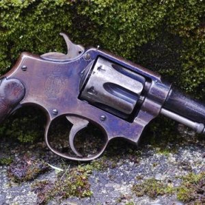 King modified "fixed sight target" Model of 1905, shipped to the San Francisco Police Department in 1907.