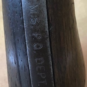 Engraving on Colt Banker Special.