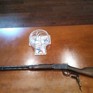 Winchester M94   pre 64   rebarreled to .25 35