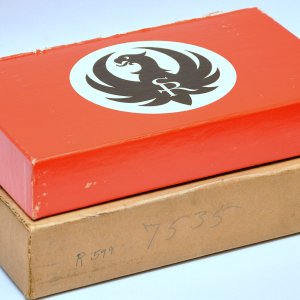 Box and shipping carton, .22 Auto, 1950