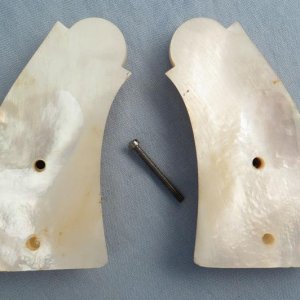 S&W Real Pearl K Frame Service Style Grips