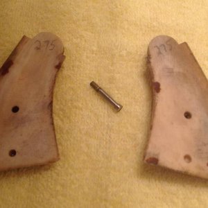 S&W Sambar Stag K Frame Service Style Grips