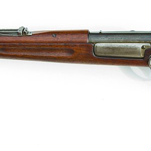 This is the left side of the Model 1896 carbine. These were used by ...