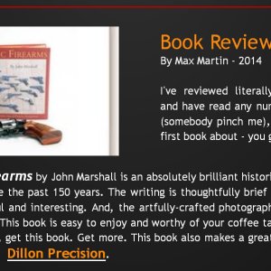 The Firearms Channel did a brief review.

The book is available here:

https://www.dillonprecision.com/40133