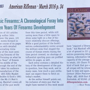 The National Rifle Association had some words to say on the book.