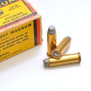 .357 Magnum ammunition manufactured in April 1937