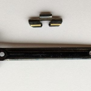 145875 Rear sight leaf and Lyman blade