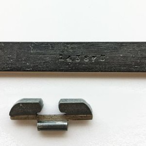 145875 Backside Rear sight leaf & blade