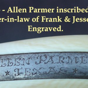 Allen Parmer inscribed engraved .44 DA - RIA Feb 2023