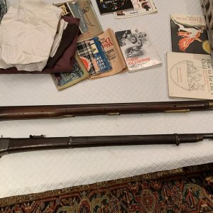 India Pattern musket & 1870 Rolling Block