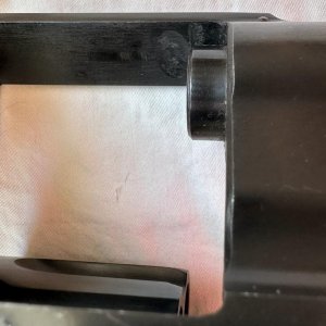S&W 1917 bottom of top strap