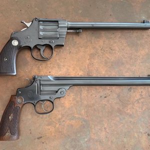 Colt pre-Camp Perry single shot .22
S&W Third Model Perfected single shot .22