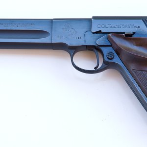 The Colt Woodsman pistols, invented by John Browning, were first offered in 1915.  This is a Match Target version from March 1953.  The book covers th