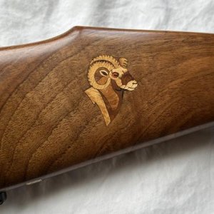Ram’s Head Inlay - Roy Vail Mauser 98
