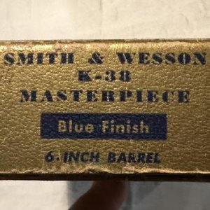 K-38 Masterpiece box