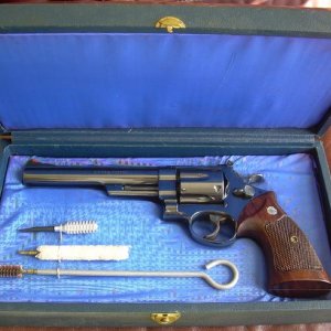 Pre-model 29, five screw, 6 1/2 inch, shipped May of 1956.