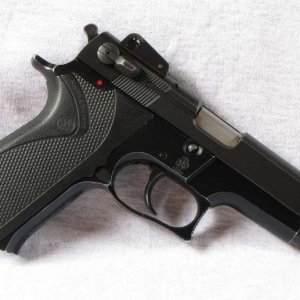 Square guard 5904 with adjustable rear sight and ramped front sight base, s/n TDD83xx