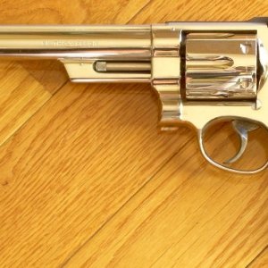 Model 29-2, nickel with 8 3/8 inch barrel that shipped on January of 1963.