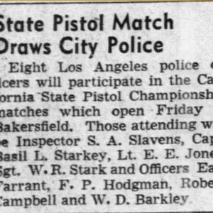 LAPD Pistol Match 19490501 LA Times