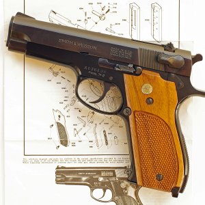 This Model 39-2 left the factory in 1980.  I have the original box, papers and tools for it, as well.  Very few guns can match its "feel" in the hand.