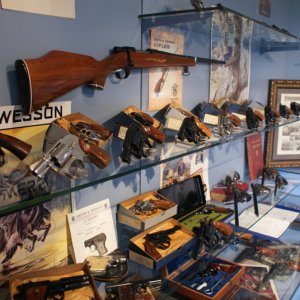 rifles and revolvers