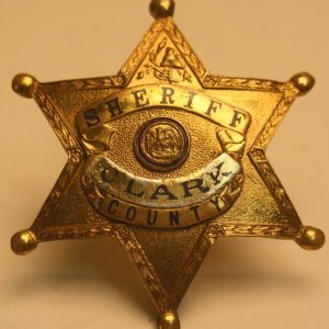 Clark County Sheriff badge