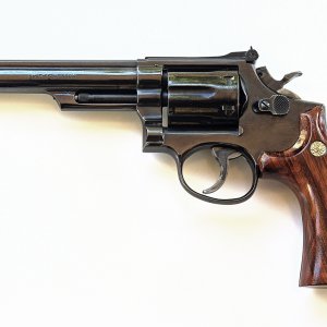 This model 19-3 .357 revolver with a 6-inch barrel left the factory in 1975.  It's an excellent target revolver when loaded with .38 specials.