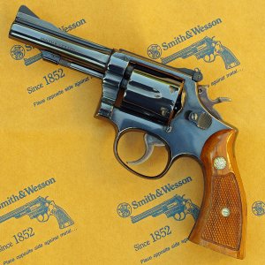 This is a K-38 Model 15-3 Combat Masterpiece, probably the ultimate expression of the K-38 concept.  This one was shipped in May, 1971 and is in virtu